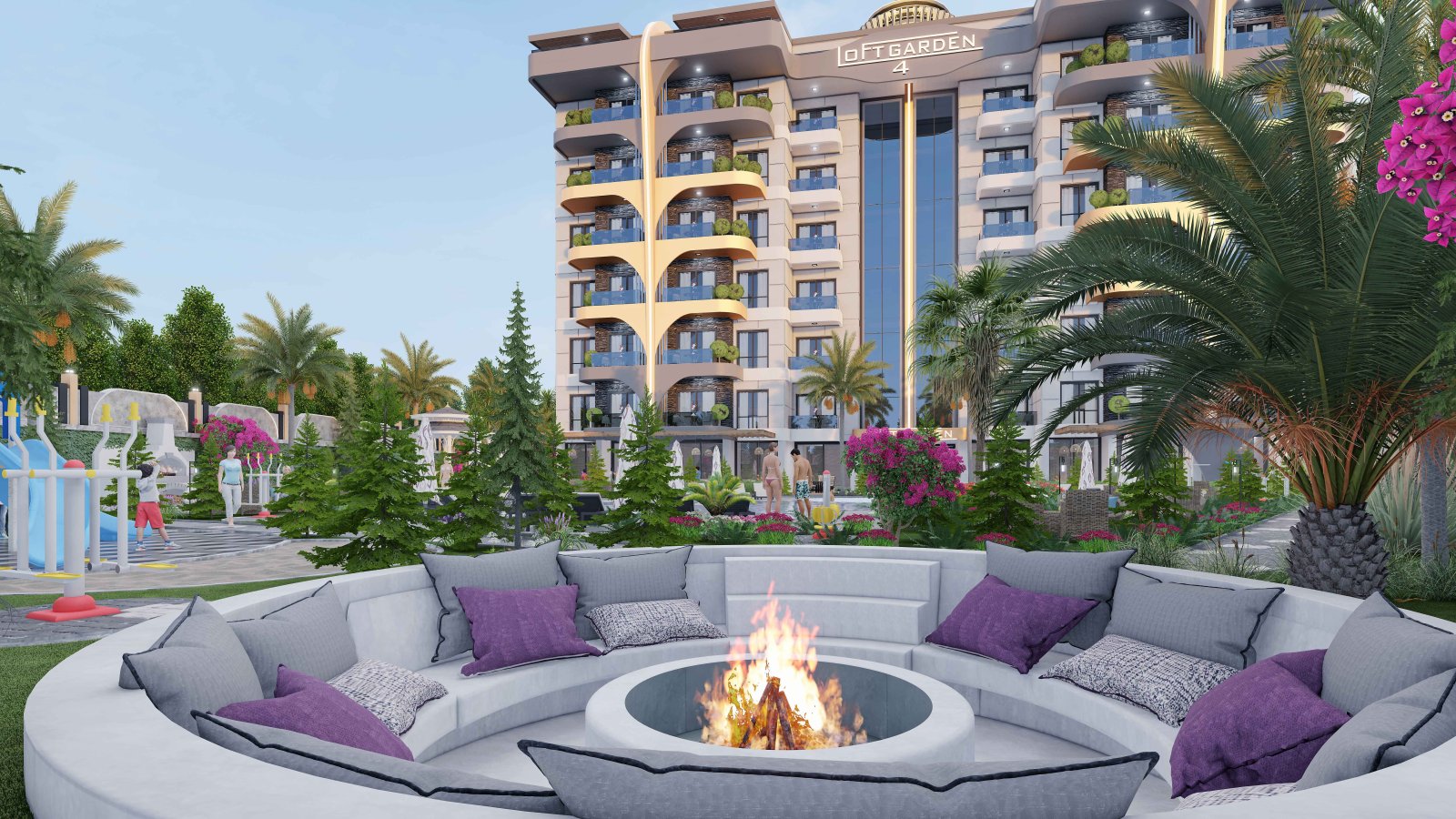 1+1 Wohnung Gazipasa 16