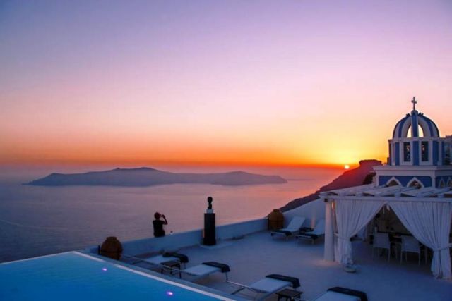 Santorini Thira: Luxus Boutique Hotel auf der Insel Santorini 