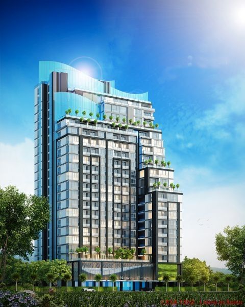 Pattaya / Nord: Exklusive Apartments auf 25. Etagen mit absolutem Meerblick - beste Lage am südlichen Wongamat Strand in Pattaya (34 bis 123 qm) 