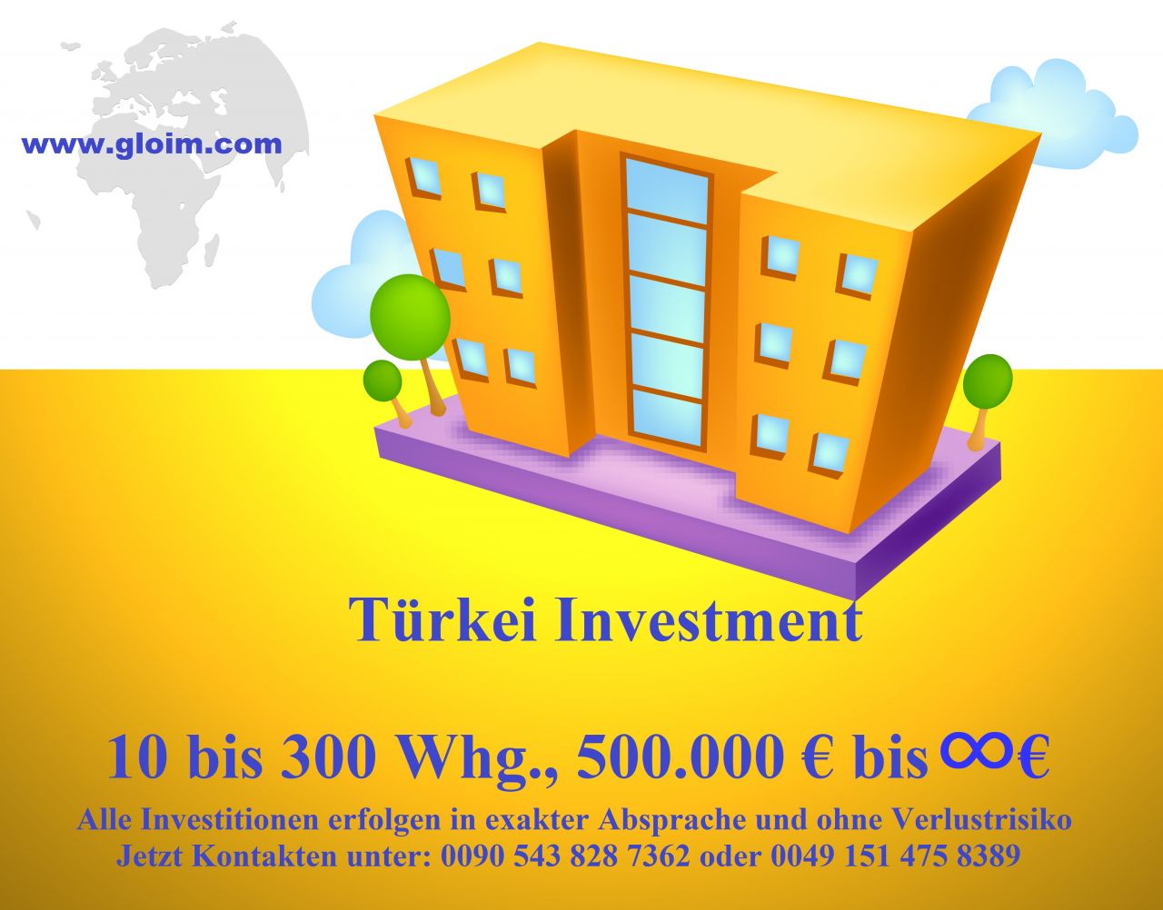 Antalya: Risikofreie Investments von 500.000 € bis unendlich 
