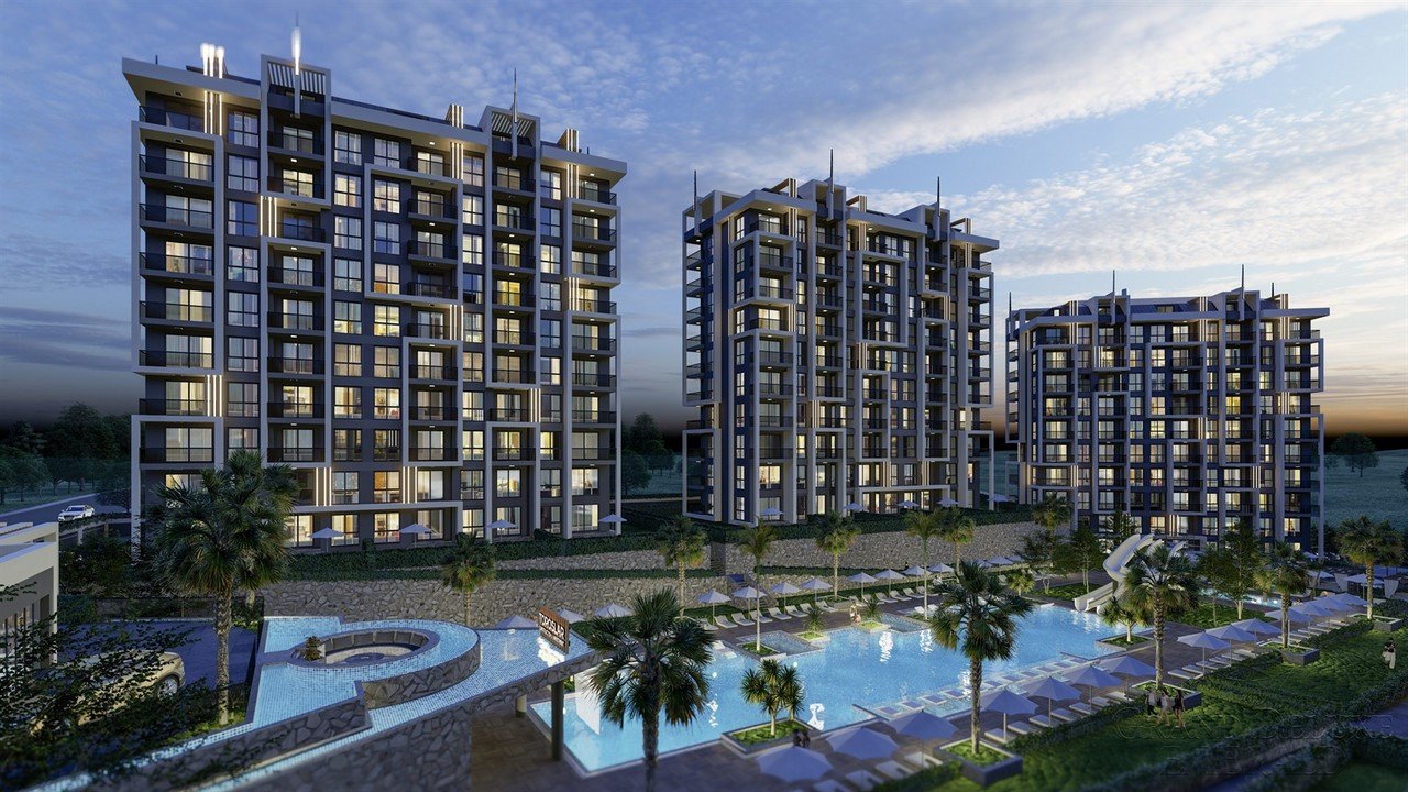 Alanya Avsallar: 3 Zimmer Wohnung in einer Residenz mit den neuesten verfügbaren Technologien und vielfältigen Freizeiteinrichtungen. 