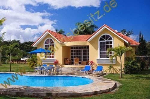 Dominikanische Republik / Sosua: Repräsentativer Bungalow In Der Sonne Der Karibik, Ein Hingucker !! 
