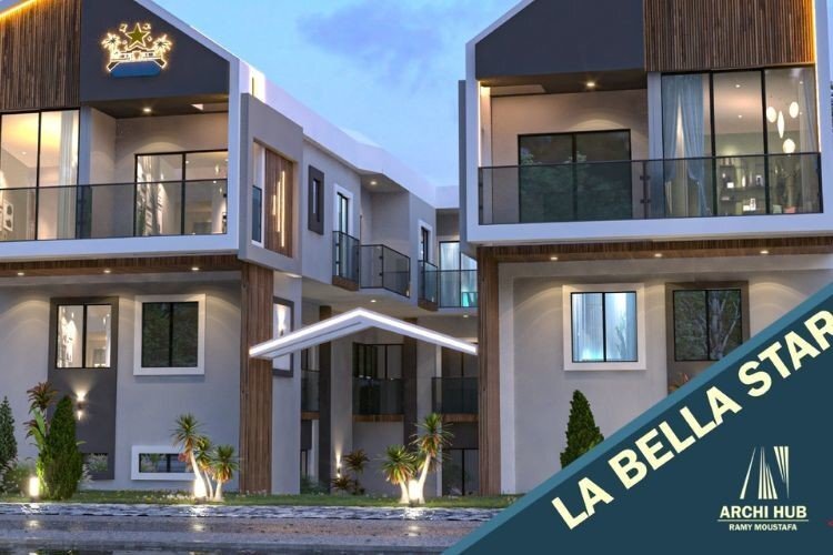 Ägypten /  Hurghada: La Bella Star 1 Schlafzimmer Wohnung Auf Pool Level Ca. 46m² Bruttowohnfläche 