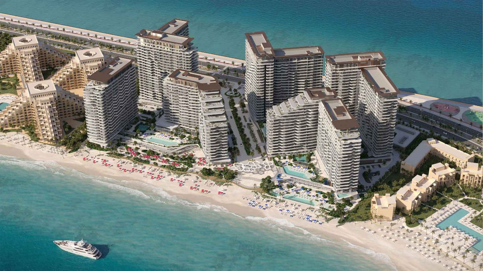 Vereinigte Arabische Emirate,  Al Darrare: Entdecken Sie das Projekt Rosso Beach in Dubai !! 