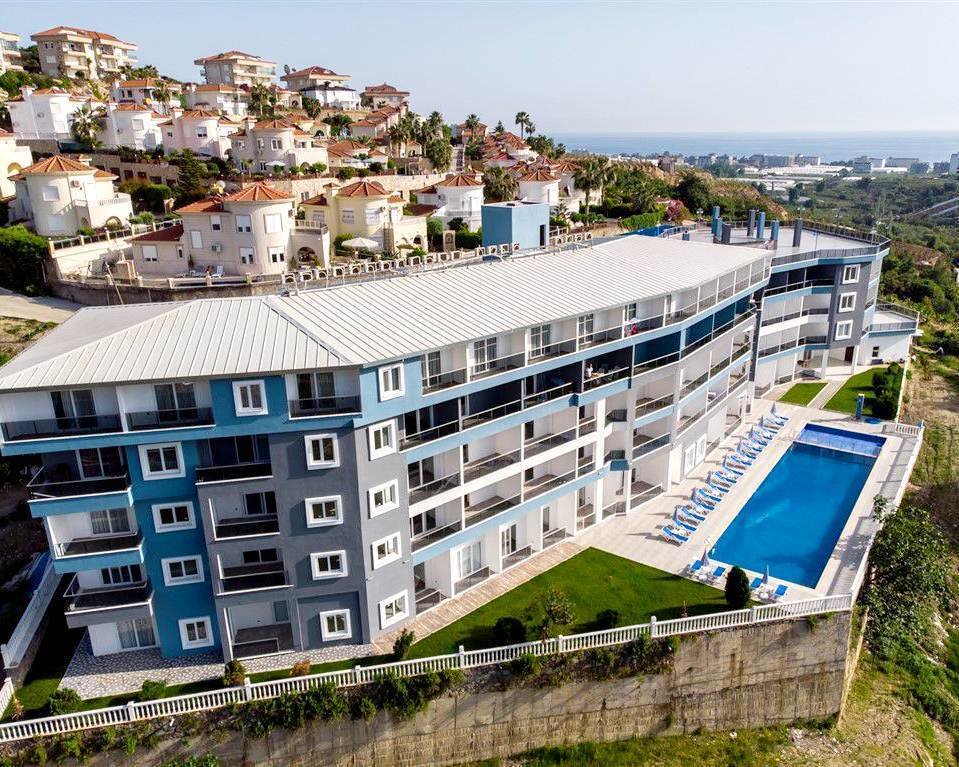 Alanya / Kargicak: 1197 möblierte 3 Zimmer  Meerblickwohnung, Alanya Kargicak 