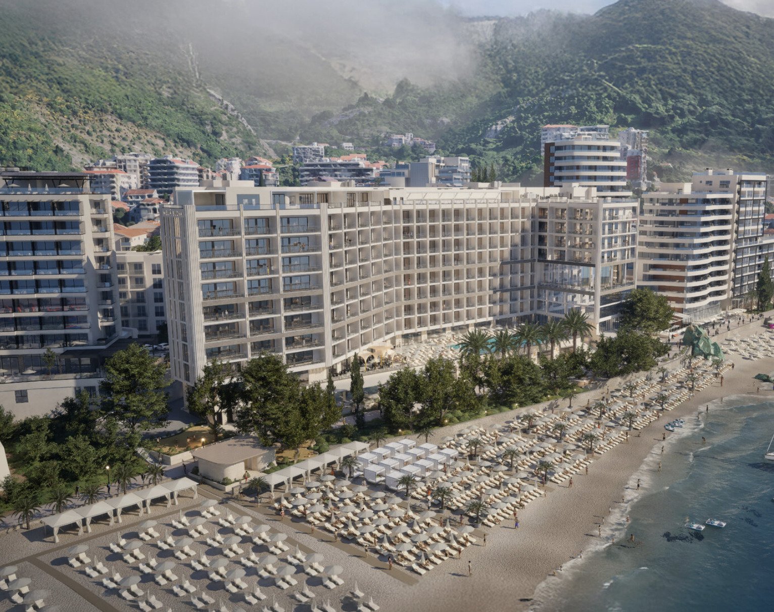 rafaelovici: Seafront Luxury: Turnkey One-Bedroom Residence at Melia Budva 