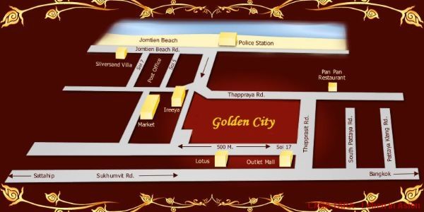 Lageplan in Pattaya Lageplan in Pattaya