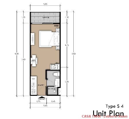 Grundriss 26,5 qm Grundriss 26,5 qm