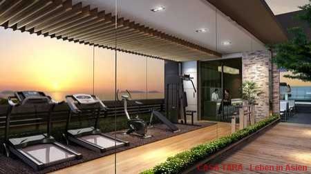Rootop Fitness Studio mit Panoramablick Rootop Fitness Studio mit Panoramablick