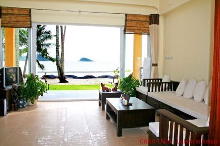 Wohnraum mit Blick auf Meer Wohnraum mit Blick auf Meer