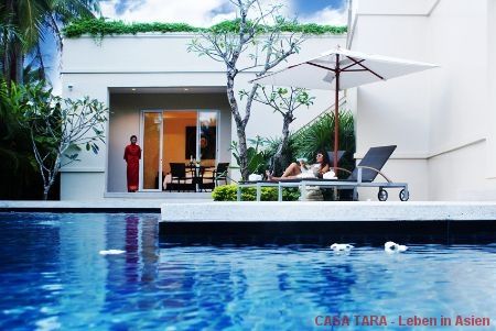 Pool mit Liege Pool mit Liege