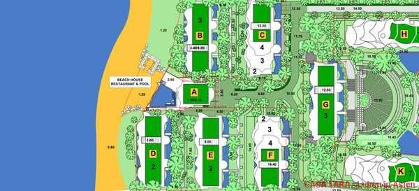 Masterplan der Anlage Masterplan der Anlage