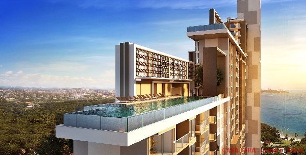 Pattaya / Jomtien: High  End Living am Strand von Jomtien im 6 Sterne Luxuswohntower  (23 to 180 qm) 