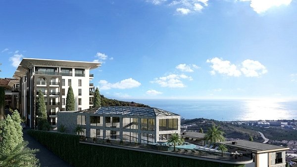 Kargicak: Türkei Alanya. Eine Premium Residenz mit 8000 m² Sozial bereich. 1033 