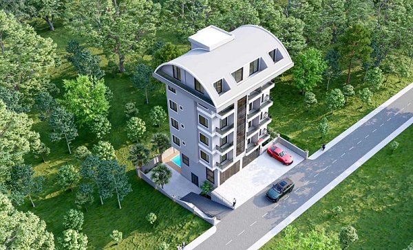 Avsallar: Türkei, Alanya. Erschwingliche 1+1-Wohnung in Avsallar. Ihr ideales Zuhause am Meer! 1021 