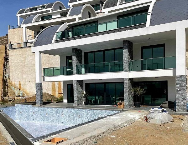 Kargicak: 879,Türkei, Alanya. Villa mit atemberaubendem Meerblick!  