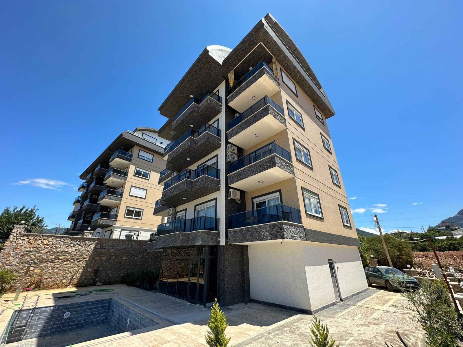 Alanya Oba: 1+1 Wohnung zum Verkauf in Alanya Oba | 52 m² | Neubau | 2,1 km zum Meer 