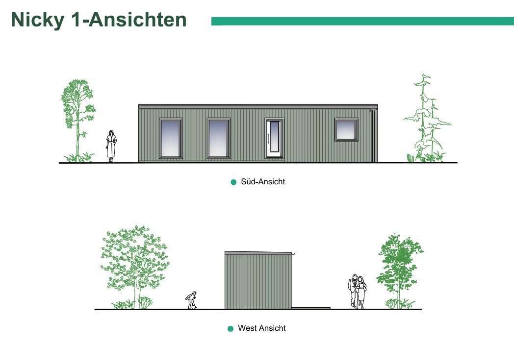 Modulhaus-Serie “NICKY” Modulhaus-Serie “NICKY”