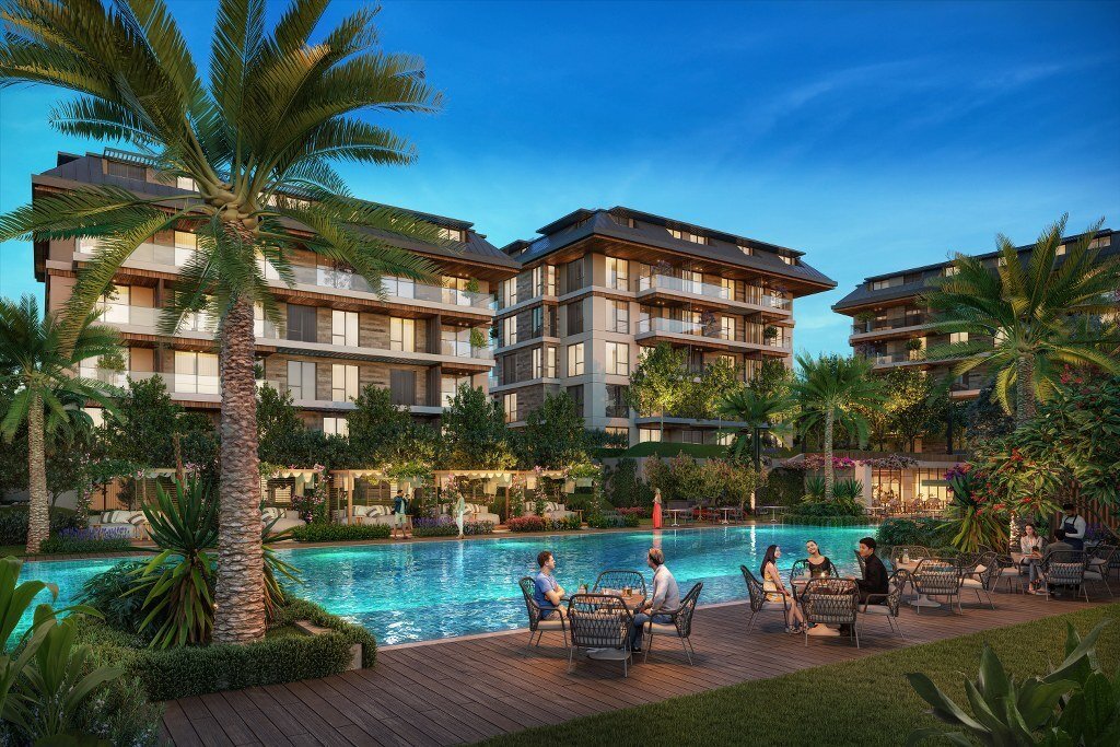 Alanya Oba: Exklusive Wohnanlage in Alanya mit Pool, Wellness, Smart Home und urbaner Lebensqualität Alanya Oba: Exklusive Wohnanlage in Alanya mit Pool, Wellness, Smart Home und urbaner Lebensqualität