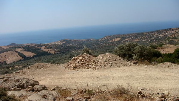Süd-Kreta-Kreta: Triopetra Strand im Süden Kretas Süd-Kreta-Kreta: Triopetra Strand im Süden Kretas