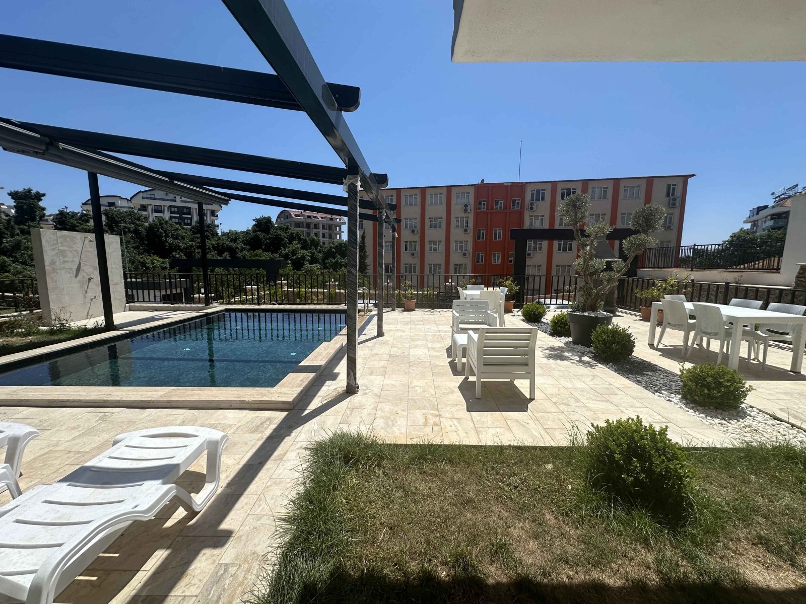 1+1 Wohnung in Oba 35