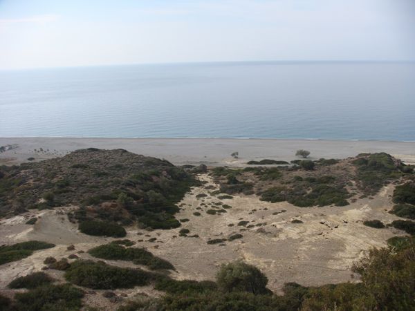 Süd-Kreta-Kreta: Triopetra Strand im Süden Kretas 