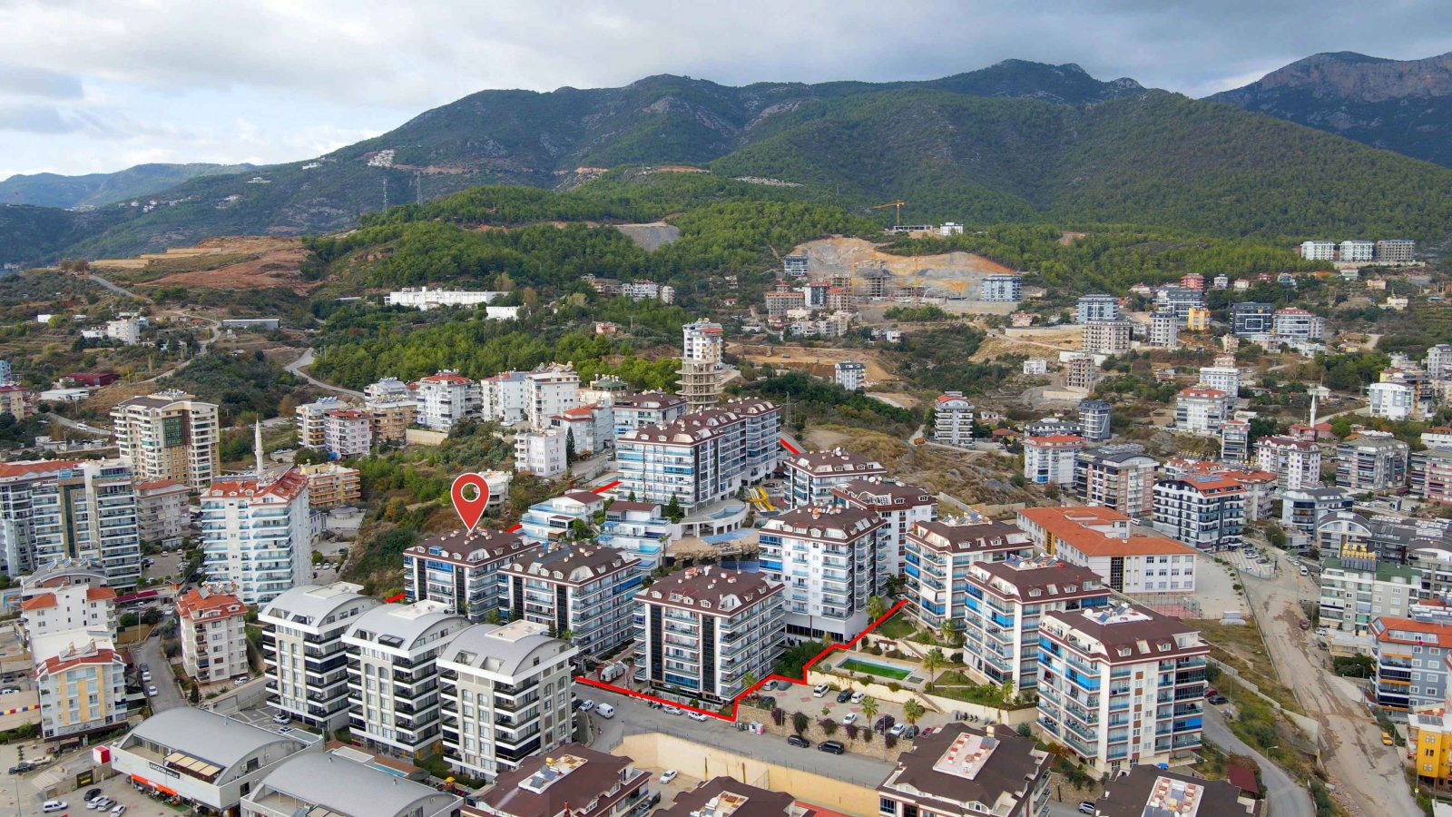3+1 Luxuswohnung Alanya  37