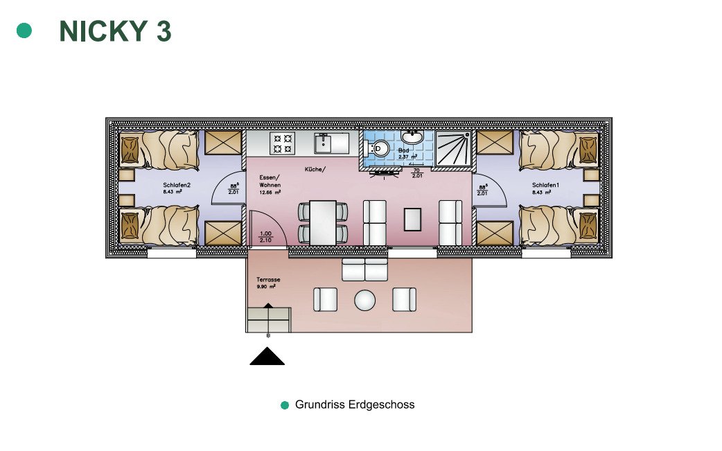 Modulhaus-Serie “NICKY” 