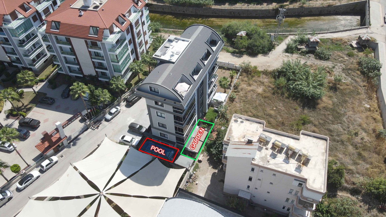 Alanya Oba: 3+1 Garden Duplex for Sale in Alanya Oba | 111 m² | Private Pool 