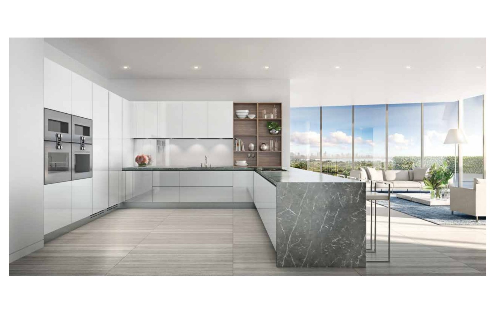 Exklusive Luxusresidenzen mit Yachthafen und Spa in Miami Beach