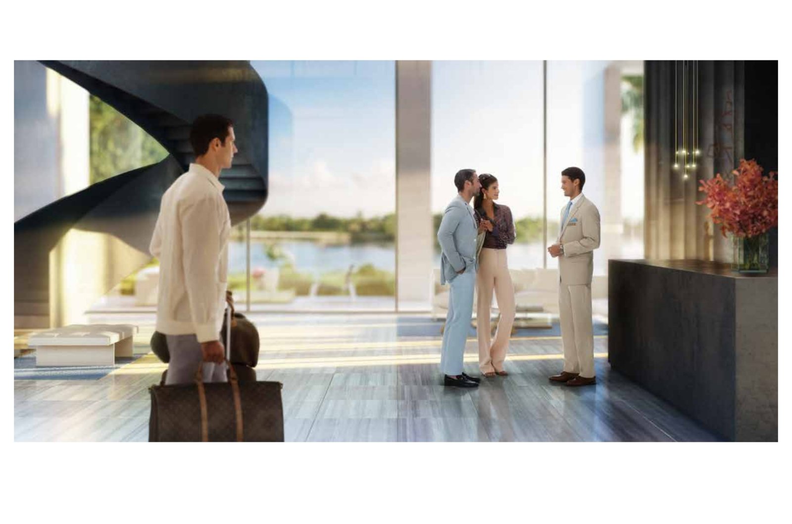 Exklusive Luxusresidenzen mit Yachthafen und Spa in Miami Beach