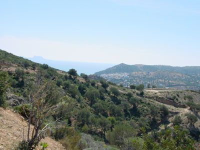 Süd-Kreta-Kreta: 2 Hang-Grundstuecke in der Naehe von Agia Galini, Suedkreta 