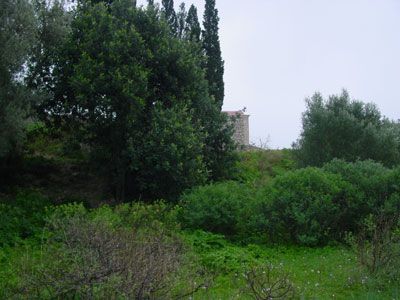 Süd-Kreta-Kreta: Baugrundstueck mit schoener Aussicht, 1000 qm in Vreli, nahe der Stadt Mires 