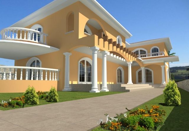 Alanya Avsallar Incekum: Просторная вилла с 5 спальнями, великолпным видом на море под ключ! Люкс отделка и бас 