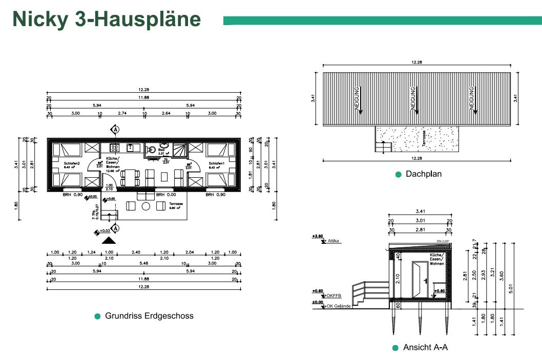 Modulhaus-Serie “NICKY” Modulhaus-Serie “NICKY”